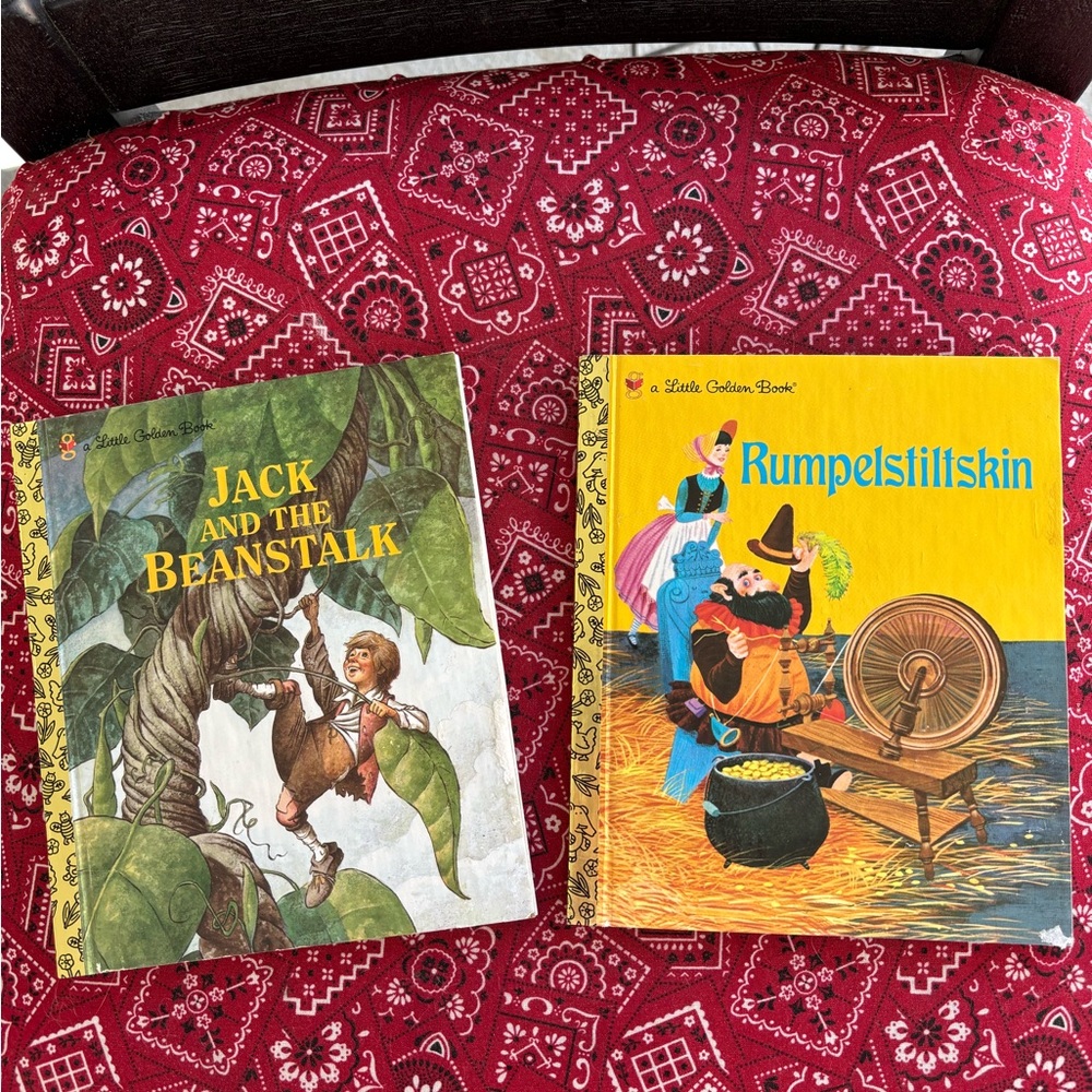 Jack & the Beanstalk Rumpelstiltskin Little Golden Books Chick-fil-A Series